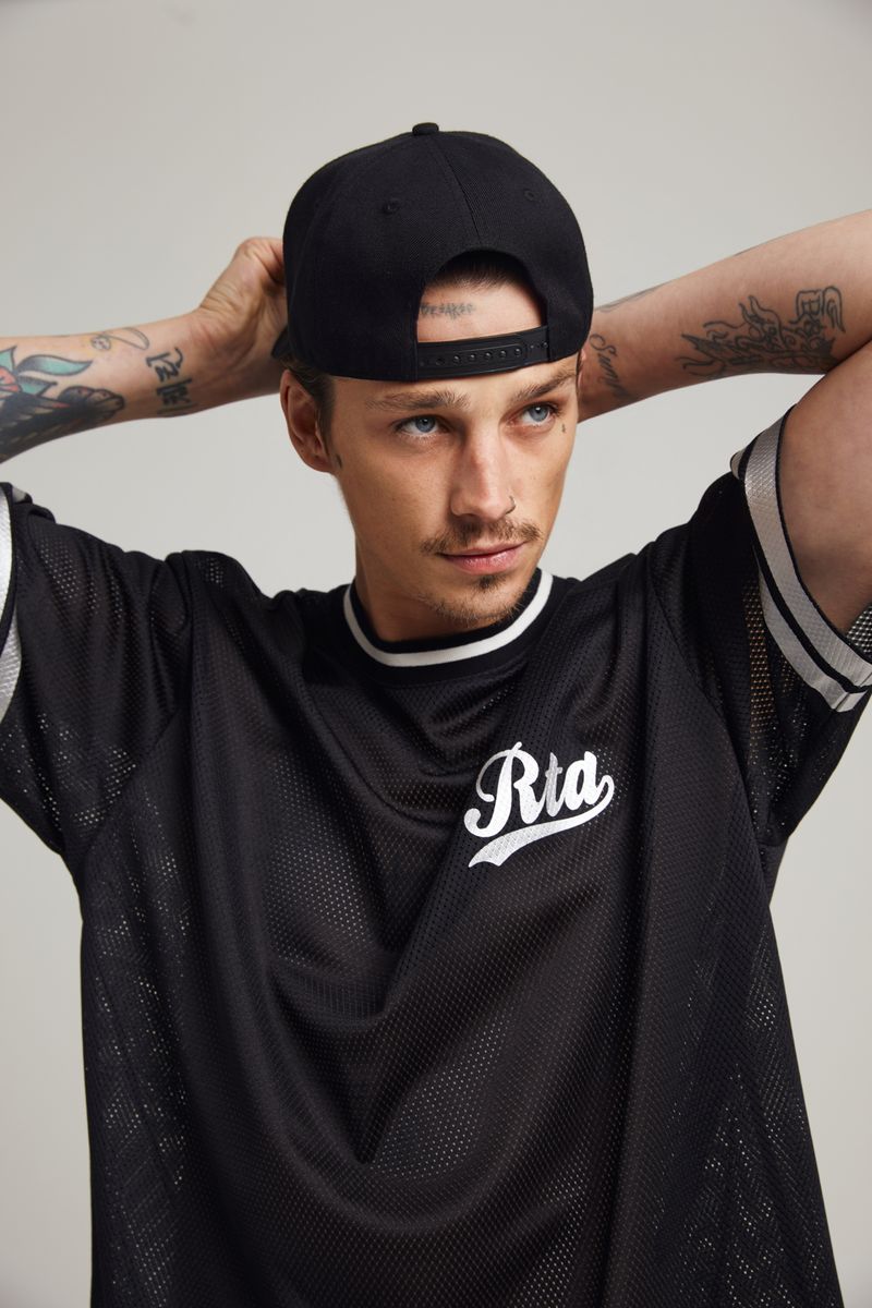 RTA COLIN | BLACK WITH SILVER FOIL