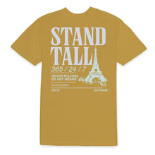 Load image into Gallery viewer, Outrnk Stand Tall T-shirt (Vintage Gold)