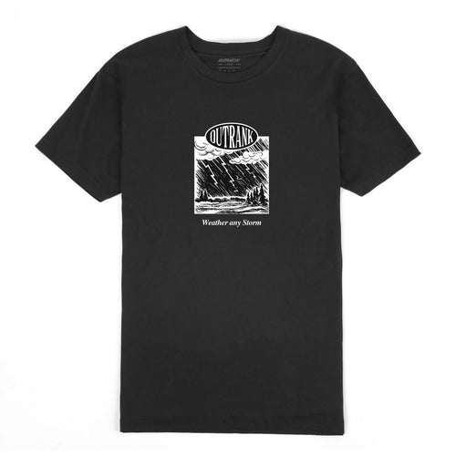 Outrnk Weather Any Storm TEE (Black)