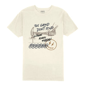 Outrnk The Grind Don't Stop TEE (Vintage White)