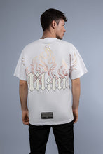 Load image into Gallery viewer, ROBERTO VINO Milano Fire T-shirt (WHITE)