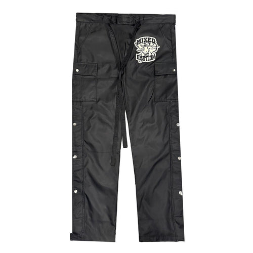 MIXED EMOTIONS Angel Nylon Cargos (Black)