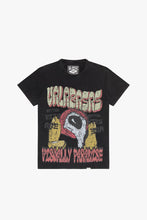 Load image into Gallery viewer, VALABASAS LESS STRESS TEE (VINTAGE BLACK)