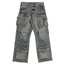 Load image into Gallery viewer, First Row Y2K UTILITY CARGO DENIM PANTS