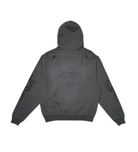 Wrathboy SNAKE HIT HOODIE (DK GREY)