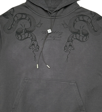 Load image into Gallery viewer, Wrathboy SNAKE HIT HOODIE (DK GREY)