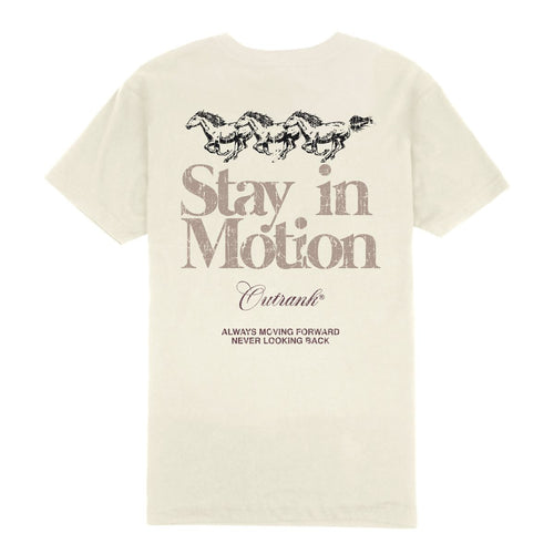 Outrnk Stay in Motion Tee (Vintage White)