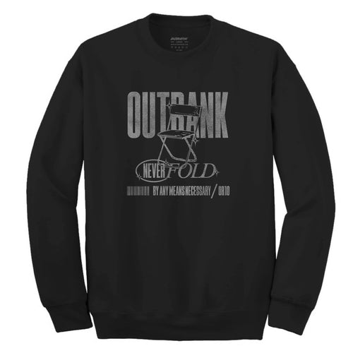 Outrnk Never Fold Crewneck Fleece (Black)