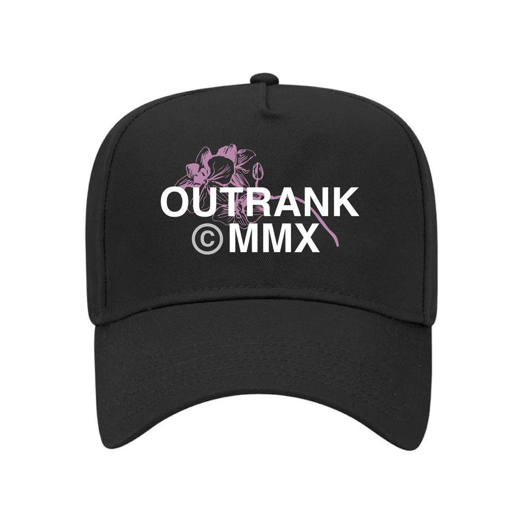 Outrnk Giving Flowers Snapback Hat (Black)