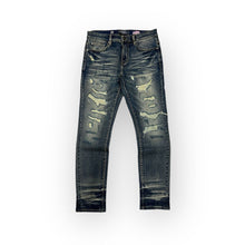 Load image into Gallery viewer, Damati ALVARO PREMIUM STRETCH STRAIGHTFIT DENIM (DIRTY BLUE)