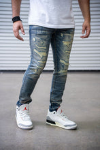 Load image into Gallery viewer, Damati ALVARO PREMIUM STRETCH STRAIGHTFIT DENIM (DIRTY BLUE)