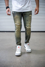 Load image into Gallery viewer, DAMATI MARCUS PREMIUM STRETCH SLIM FIT DENIM (TAN BLUE)