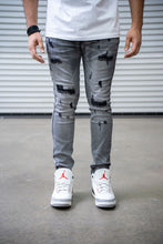 Load image into Gallery viewer, DAMATI MARCUS PREMIUM STRETCH SLIM FIT DENIM (LIGHT GREY)