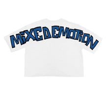 Load image into Gallery viewer, MIXED EMOTIONS Monster Cropped Tee (Blue)