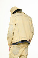 Load image into Gallery viewer, PHEELINGS MENDING HEARTS EMBOSSED DENIM JACKET (LIGHT BLUE SAND)