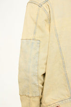 Load image into Gallery viewer, PHEELINGS MENDING HEARTS EMBOSSED DENIM JACKET (LIGHT BLUE SAND)