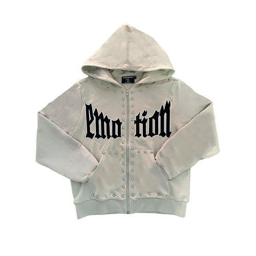 MIXED EMOTIONS Grey 'Crown' Hoodie