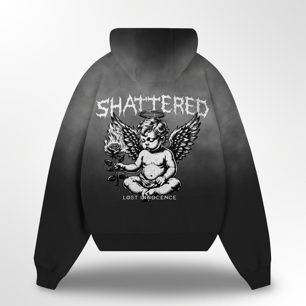 Shattered Hearts LOST INNOCENCE Hoodie (GRAY)