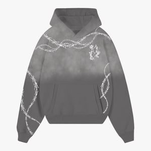 Shattered Hearts WIRES GRAY Hoodie & PANTS