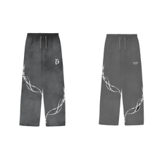 Load image into Gallery viewer, Shattered Hearts WIRES GRAY Hoodie &amp; PANTS
