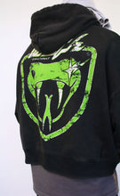 Load image into Gallery viewer, Wrathboy VIPER CROPPED HOODIE (BLACK)