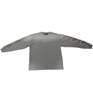 Shattered Hearts THORNS GRAY LONG SLEEVE TEE