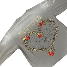 Load image into Gallery viewer, Shattered Hearts THORNS GRAY LONG SLEEVE TEE