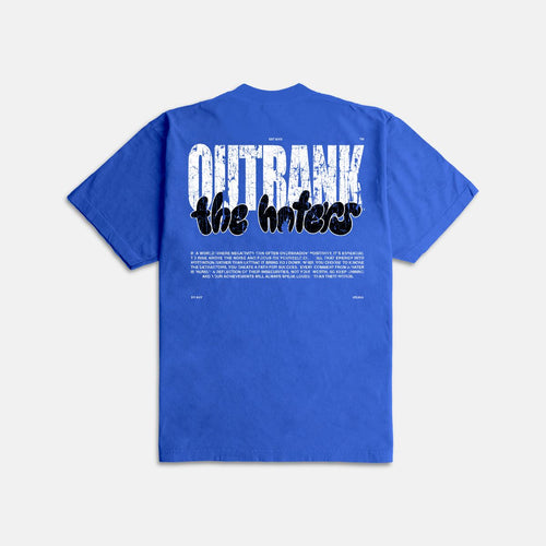 Outrnk The Haters Ultra Heavyweight T-shirt (Royal)