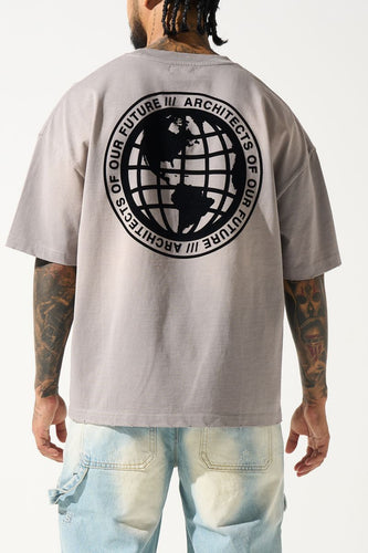 SERENEDE GLOBAL L.Grey T-Shirt