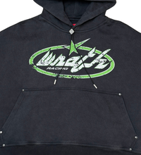 Load image into Gallery viewer, Wrathboy VIPER CROPPED HOODIE (BLACK)
