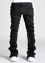 Load image into Gallery viewer, GUAPI Obsidian Black Waxed Premium Denim (Obsidian Black)