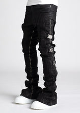 Load image into Gallery viewer, GUAPI Obsidian Black Waxed Premium Denim (Obsidian Black)