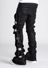Load image into Gallery viewer, GUAPI Obsidian Black Waxed Premium Denim (Obsidian Black)