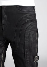 Load image into Gallery viewer, GUAPI Obsidian Black Waxed Premium Denim (Obsidian Black)