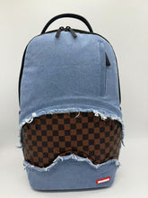 Load image into Gallery viewer, Sprayground DENIM SHARK BITE DLXSV BACKPACK
