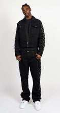 Load image into Gallery viewer, Paper Money Pearl Jeans (Black)