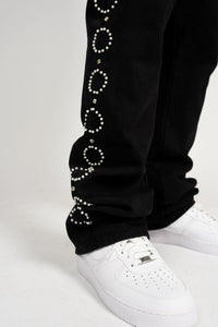 Paper Money Pearl Jeans (Black)