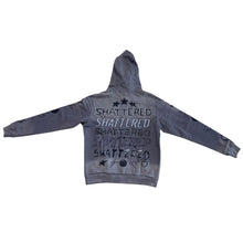 Load image into Gallery viewer, Shattered Hearts SHATTERED Hoodie (GRAY)