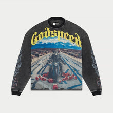 Load image into Gallery viewer, GODSPEED Long Lonely Road Thermal LS (Grey Wash)