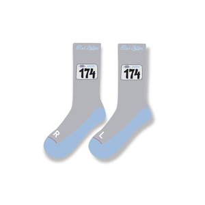 Red Letters Marathon Socks