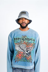 Paper Money 98' TOUR Long sleeve (BLUE)