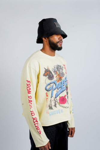 Paper Money FOR THE DOGS Long sleeve (BONE)