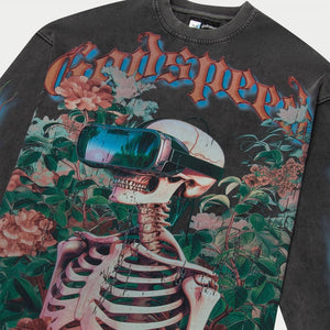 GODSPEED Vision Flowers LS Thermal (Grey Washed)