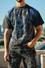 Load image into Gallery viewer, First Row STAY CURIOUS EYEBALL FOIL TEE