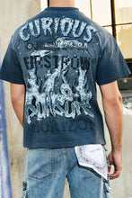 Load image into Gallery viewer, First Row STAY CURIOUS BLOODSHORT EYES TEE