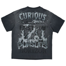 Load image into Gallery viewer, First Row STAY CURIOUS BLOODSHORT EYES TEE