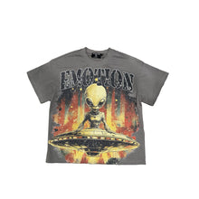 Load image into Gallery viewer, MIXED EMOTIONS Grey Spaceship Tee (Grey)
