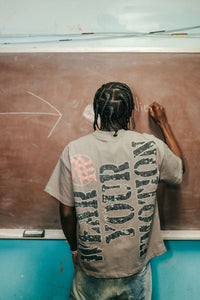 MIXED EMOTIONS Grey Spaceship Tee (Grey)