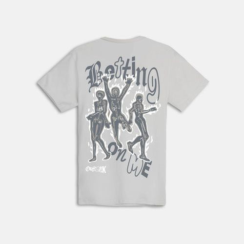 Outrnk Betting On Me T-shirt (Silver)
