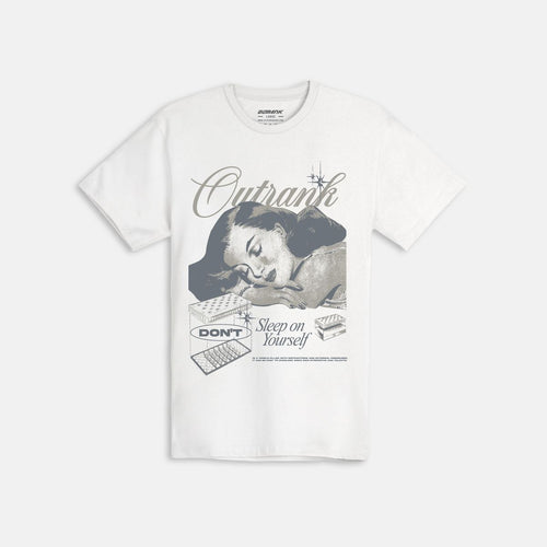 Outrnk Sleep On Yourself T-shirt (White)